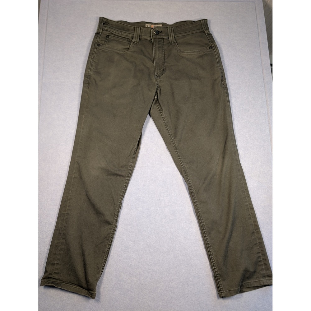 5.11 Tactical Pants Mens 32x30 Green Defender-Flex Straight Leg Excellent